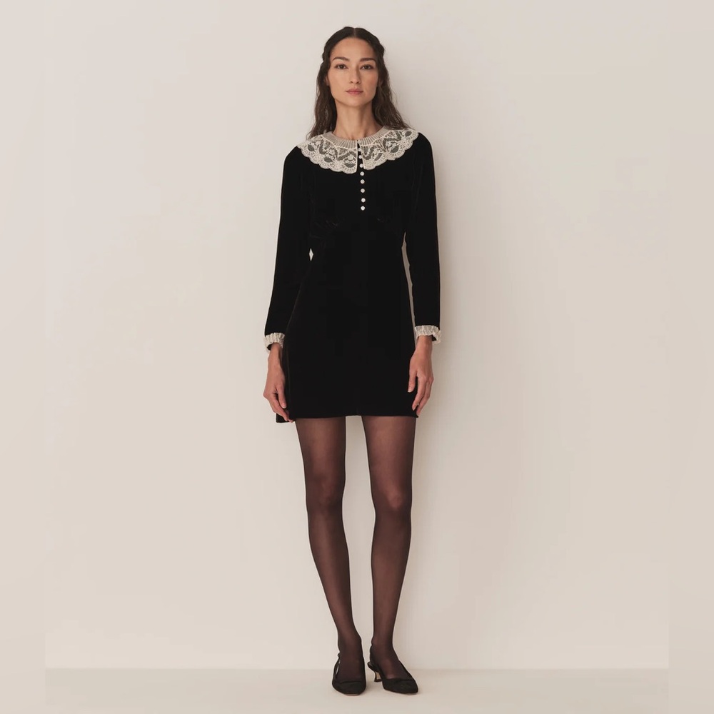 Doen LISBETH DRESS IN BLACK size XS NWT